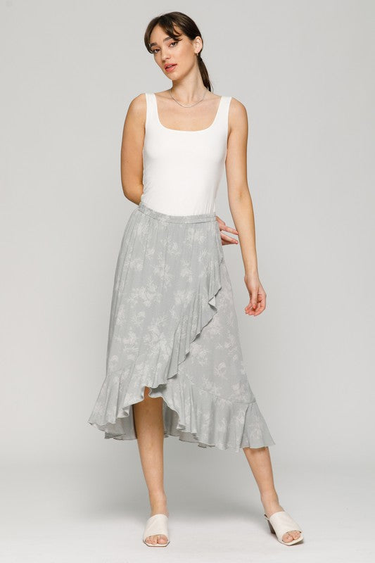 Bella's Printed Set Separate Skirt