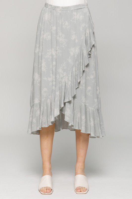 Bella's Printed Set Separate Skirt