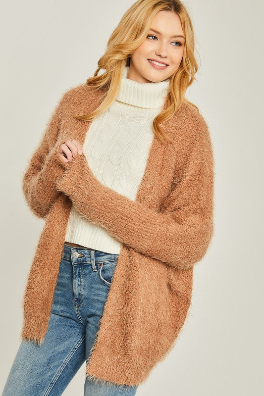 Softest Camel Cardigan