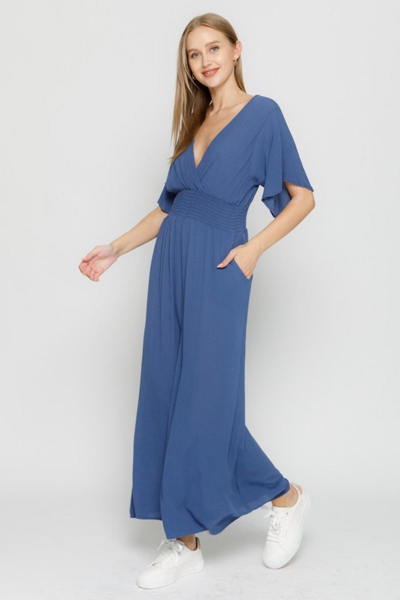 Slate Blue Jumpsuit
