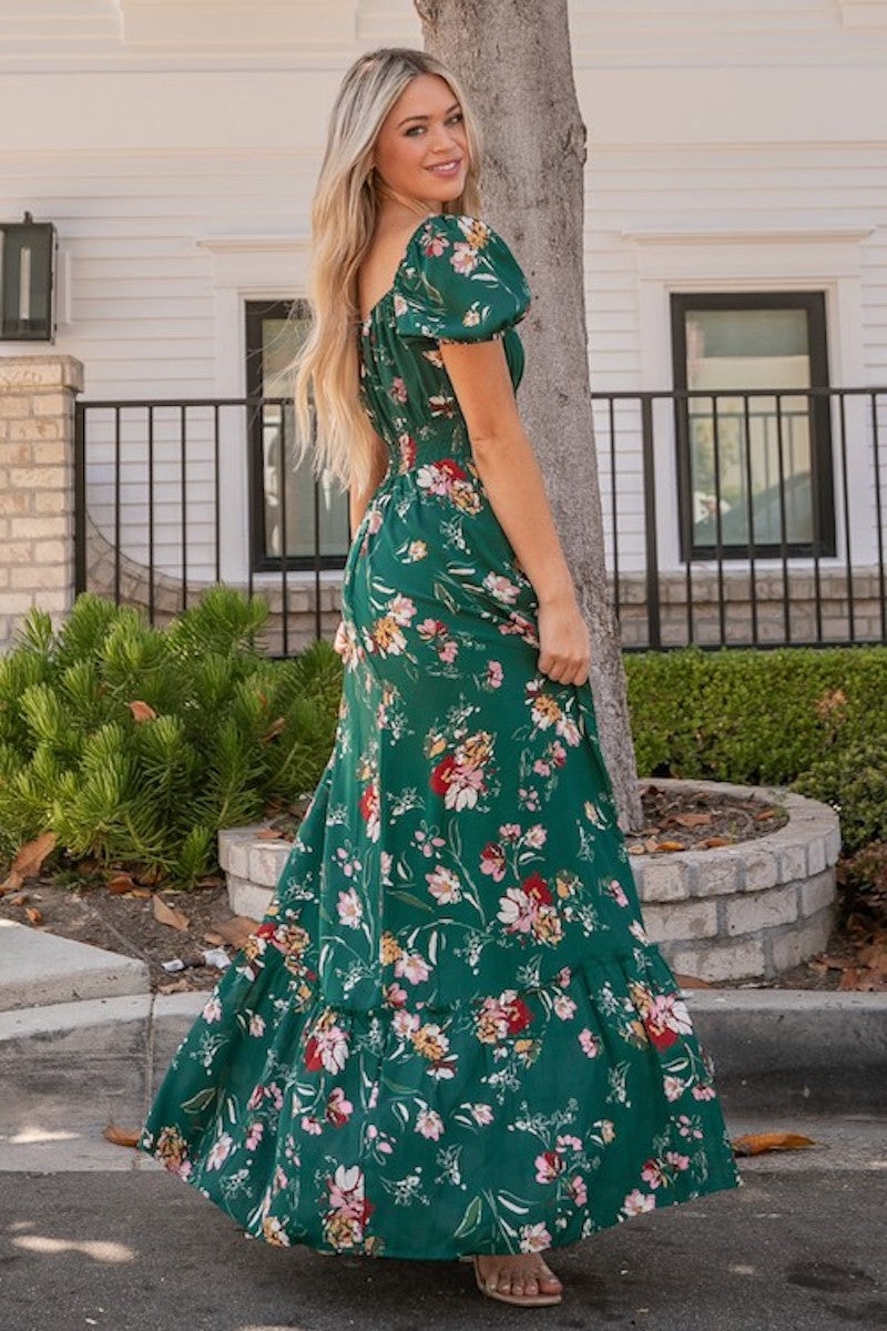 Dreamy Hunter Floral Maxi