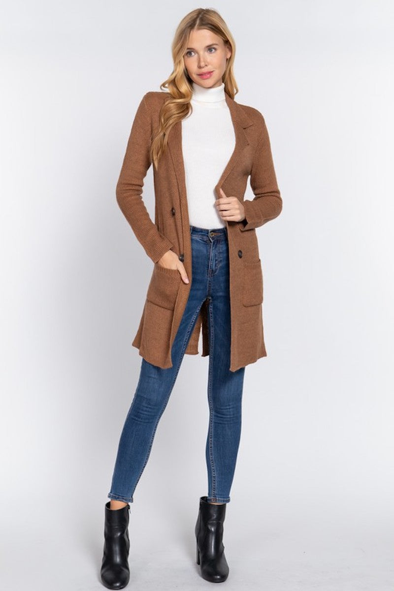 Calli's Camel Cardigan