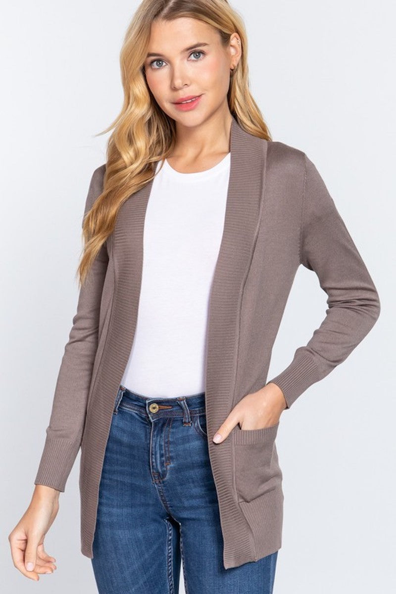 Open pocket Cardigan