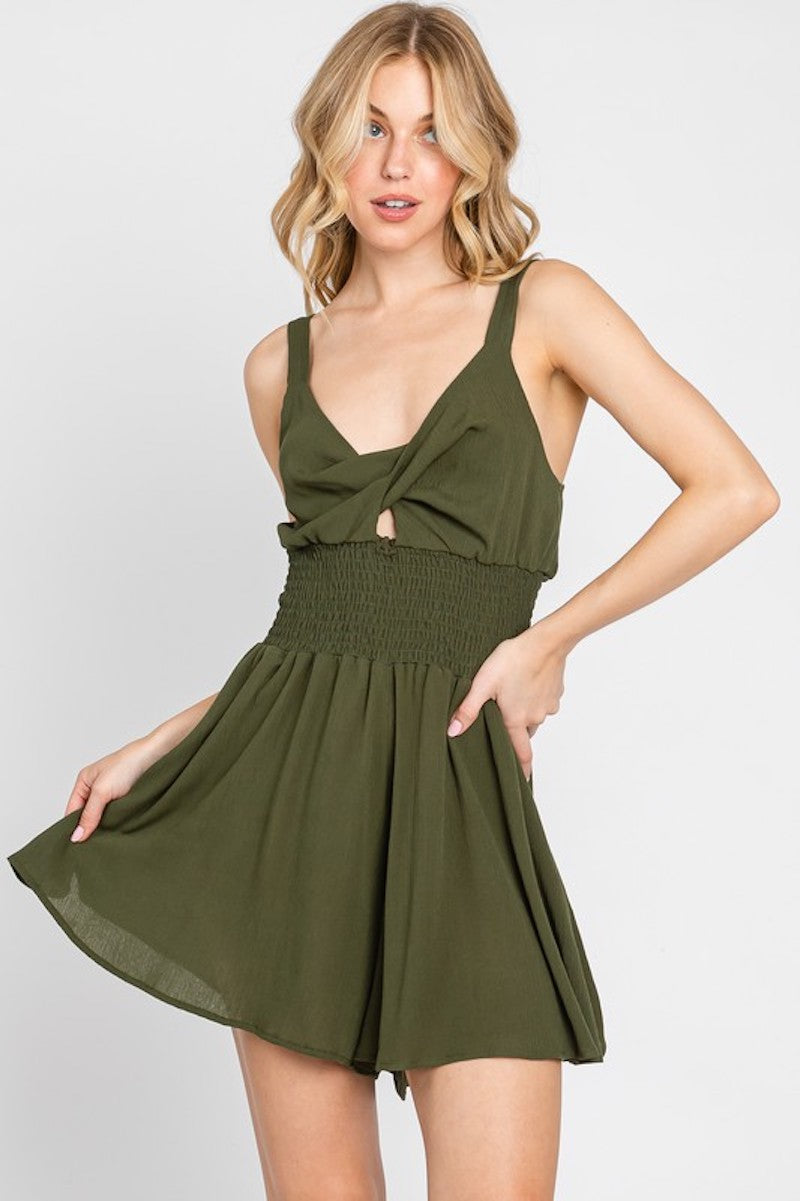 Dark Olive Romper