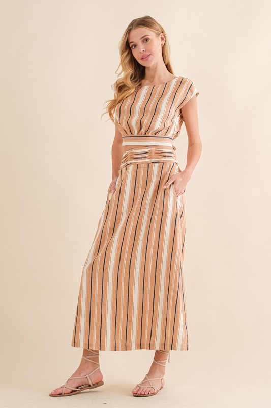 Boho Stripe Skirt Separate