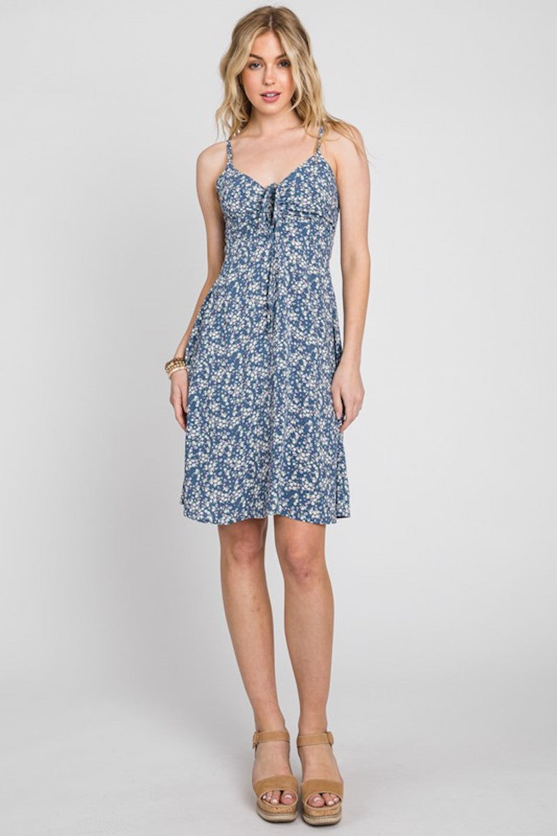 Summer's Blue Floral Dress