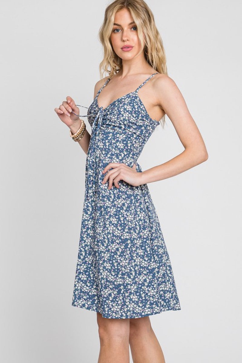 Summer's Blue Floral Dress