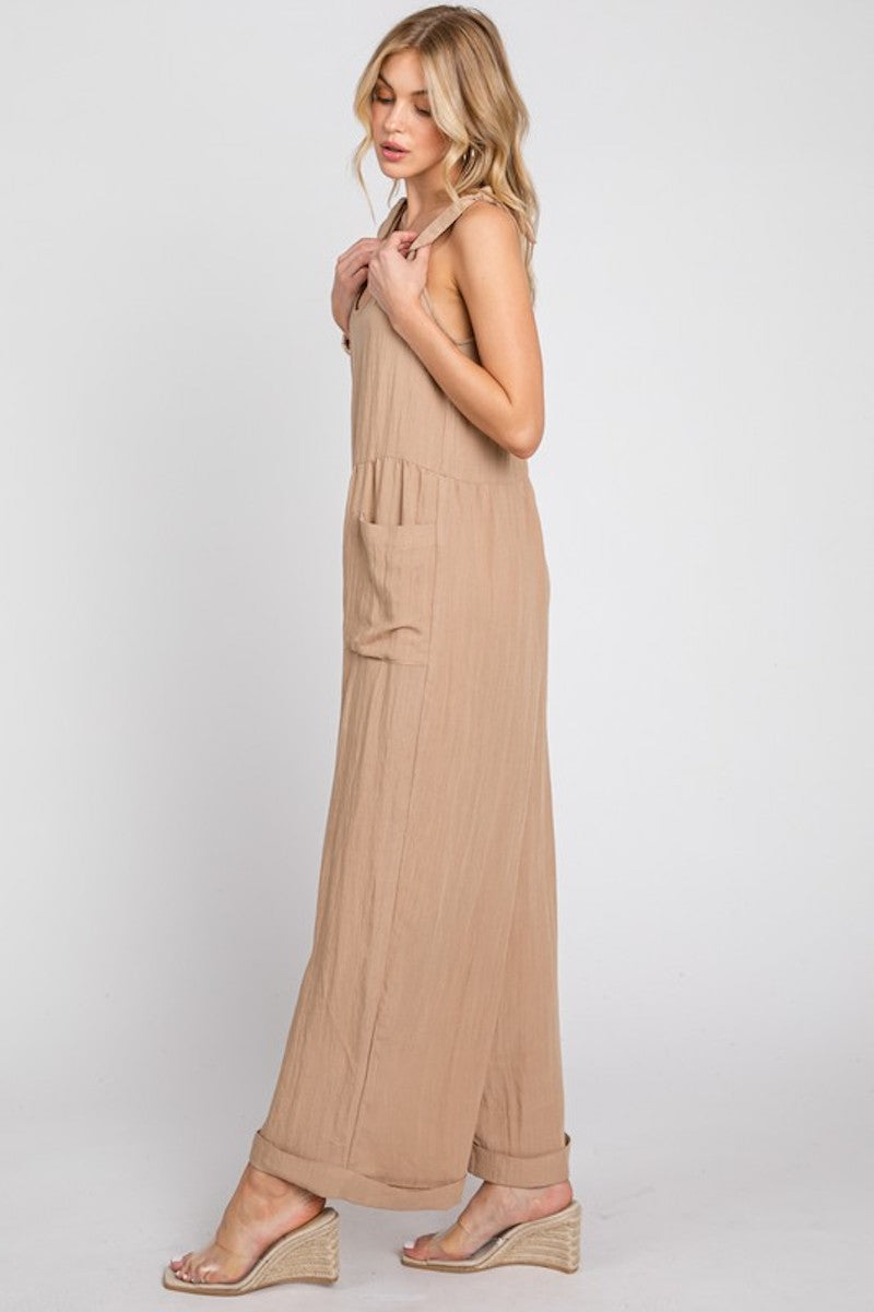 Tawnie's Tan Jumpsuit
