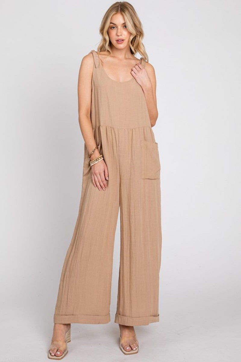 Tawnie's Tan Jumpsuit