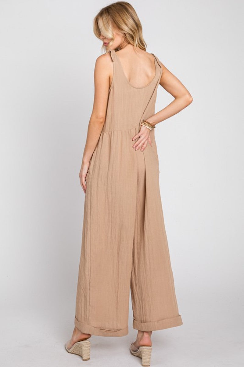 Tawnie's Tan Jumpsuit