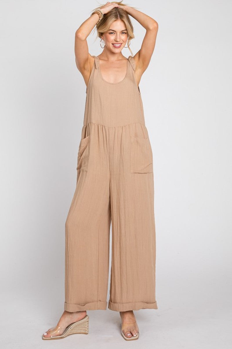 Tawnie's Tan Jumpsuit
