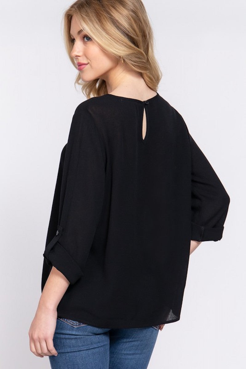 Classic Black blouse