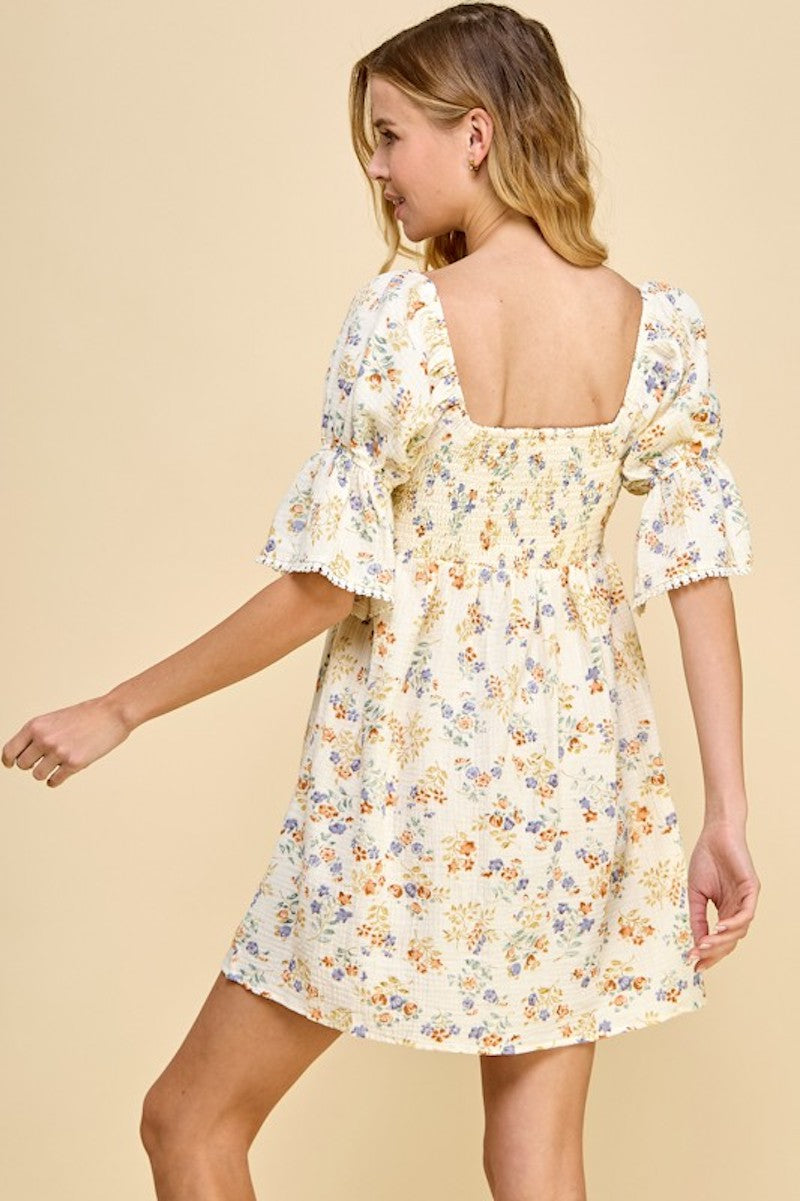 Cream Fall Floral