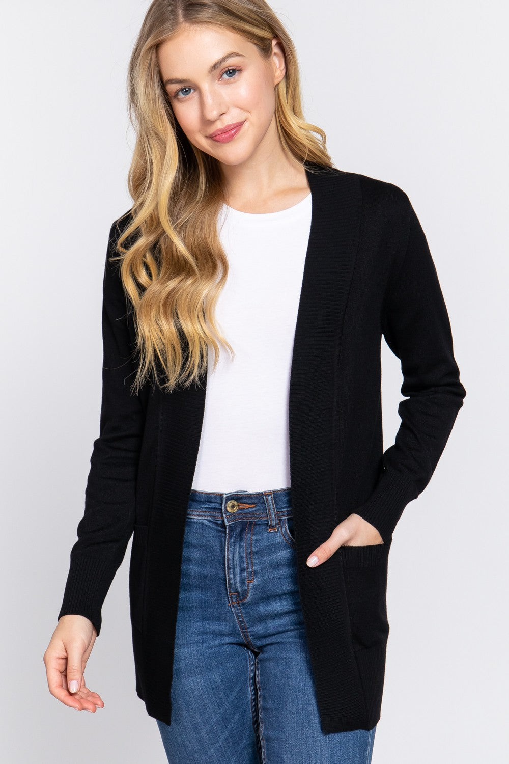 Open pocket Cardigan