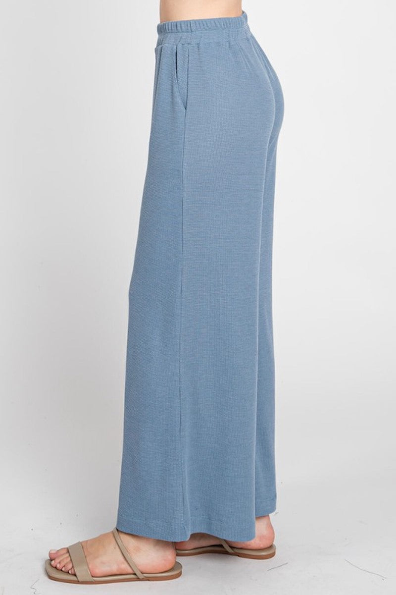 Waffle Pants Set Separates