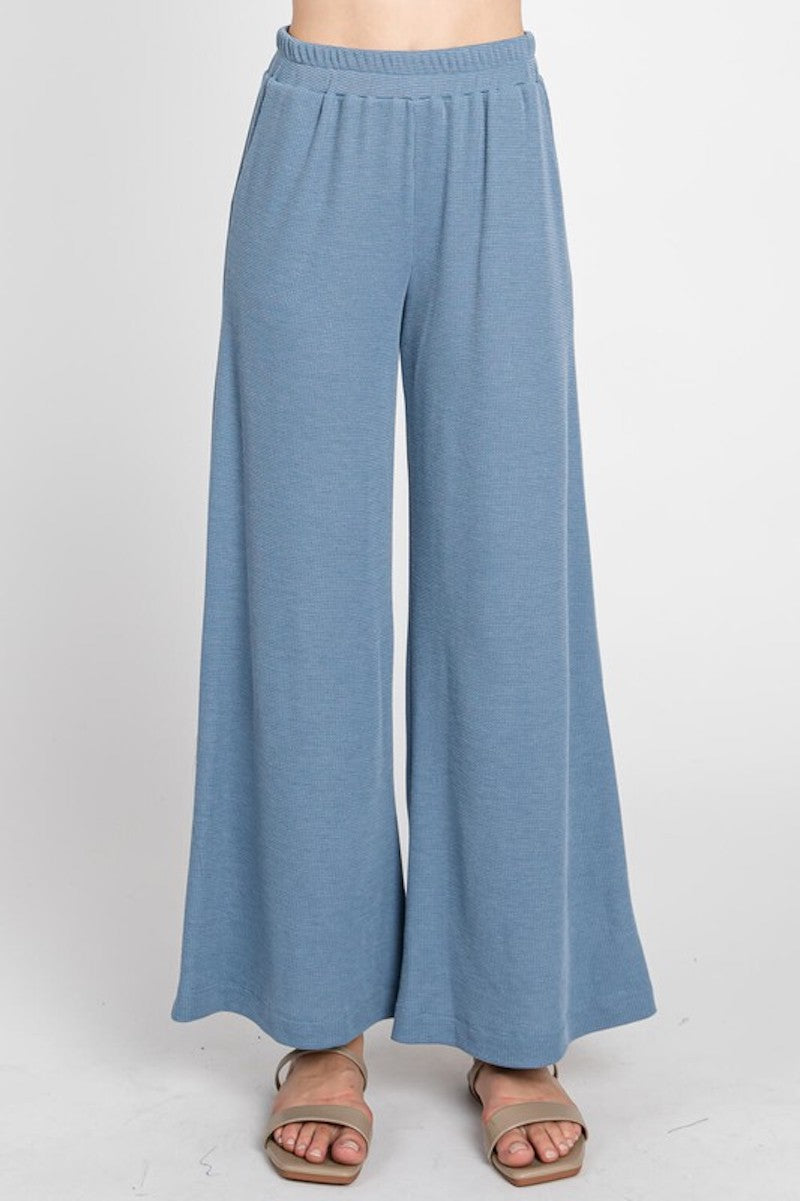 Waffle Pants Set Separates