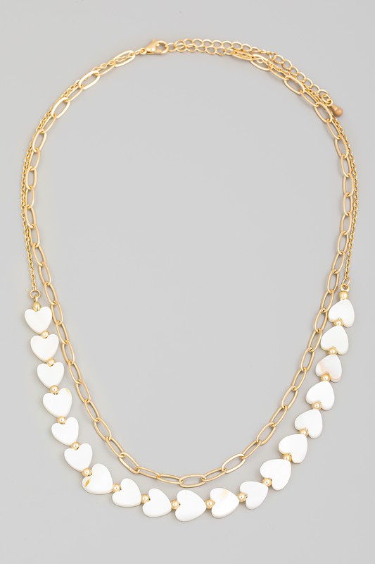 Shell Heart Necklace