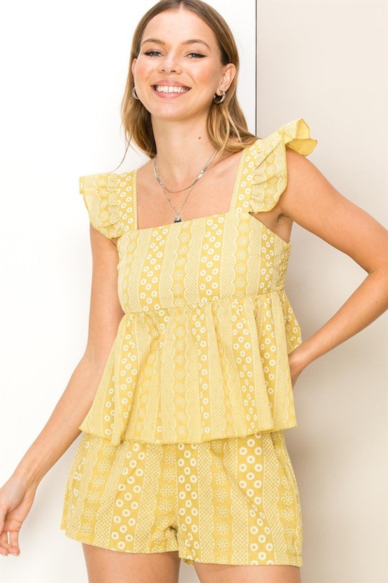 Mustard Top set seperate