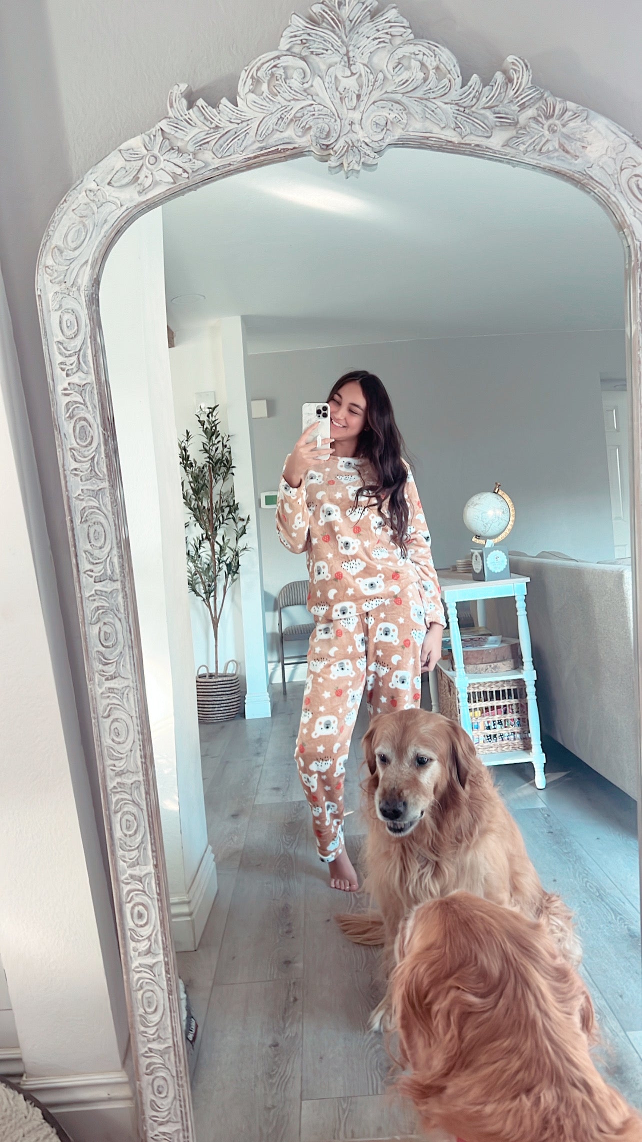 Cozy teddy PJ set