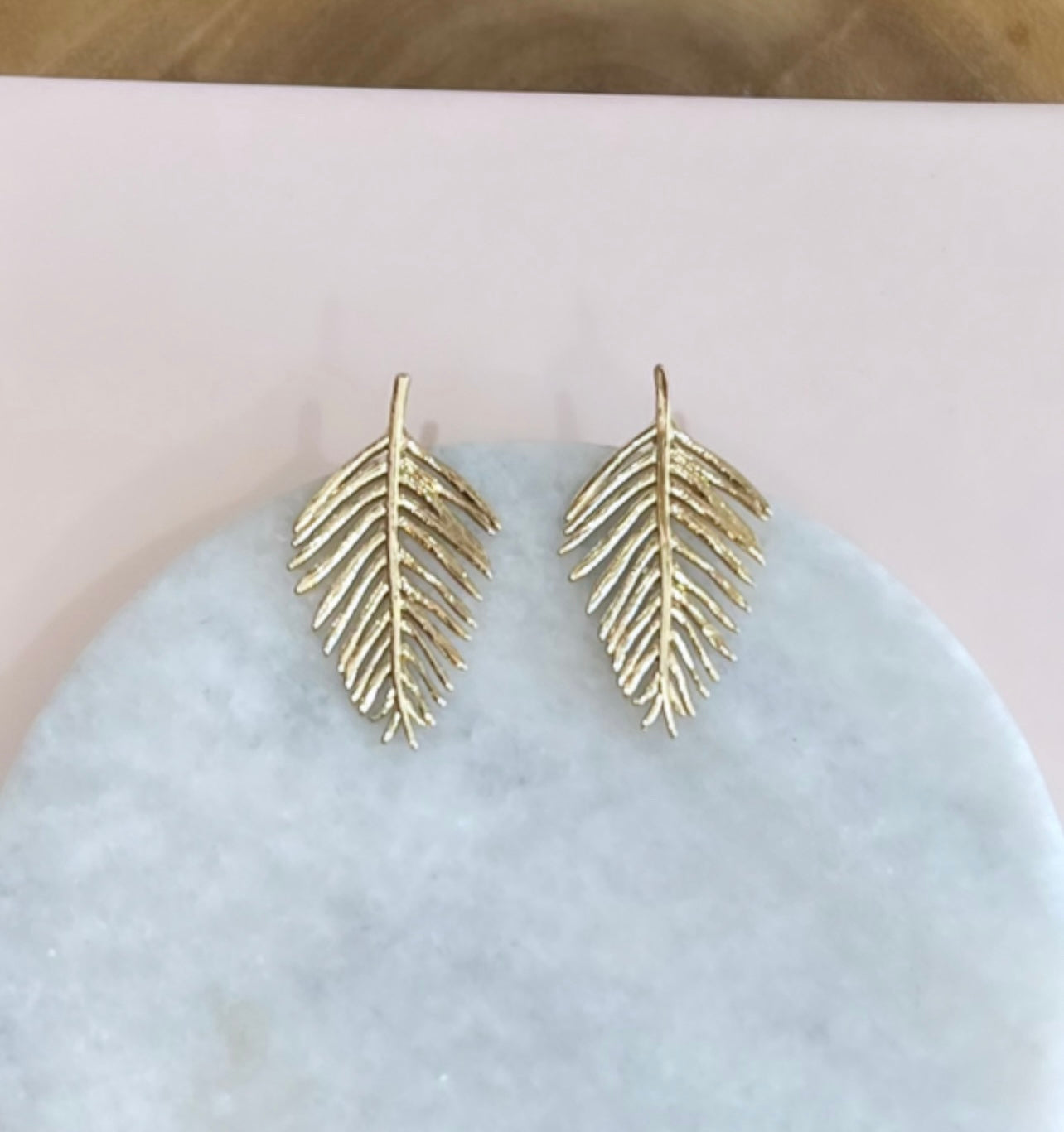 Gold Leaf Earrings
