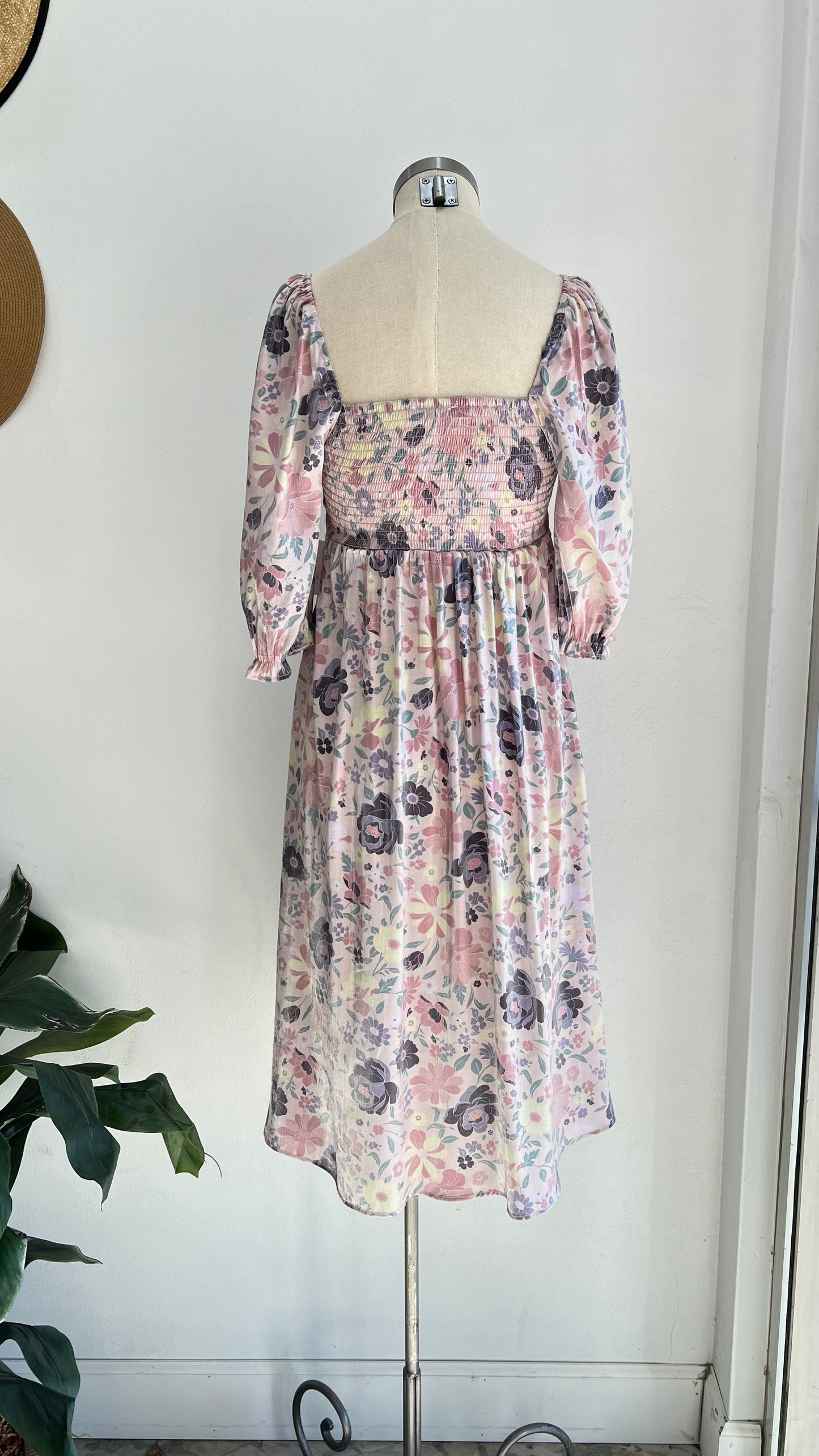 Lavender floral Midi