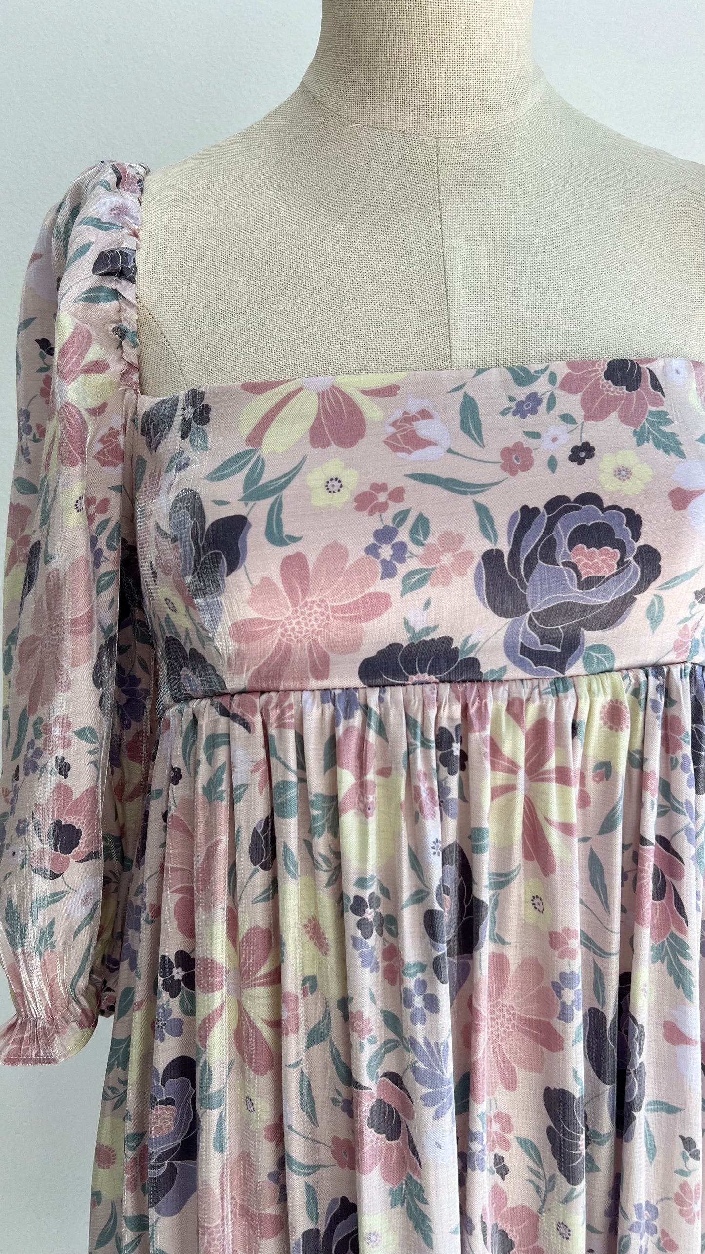 Lavender floral Midi