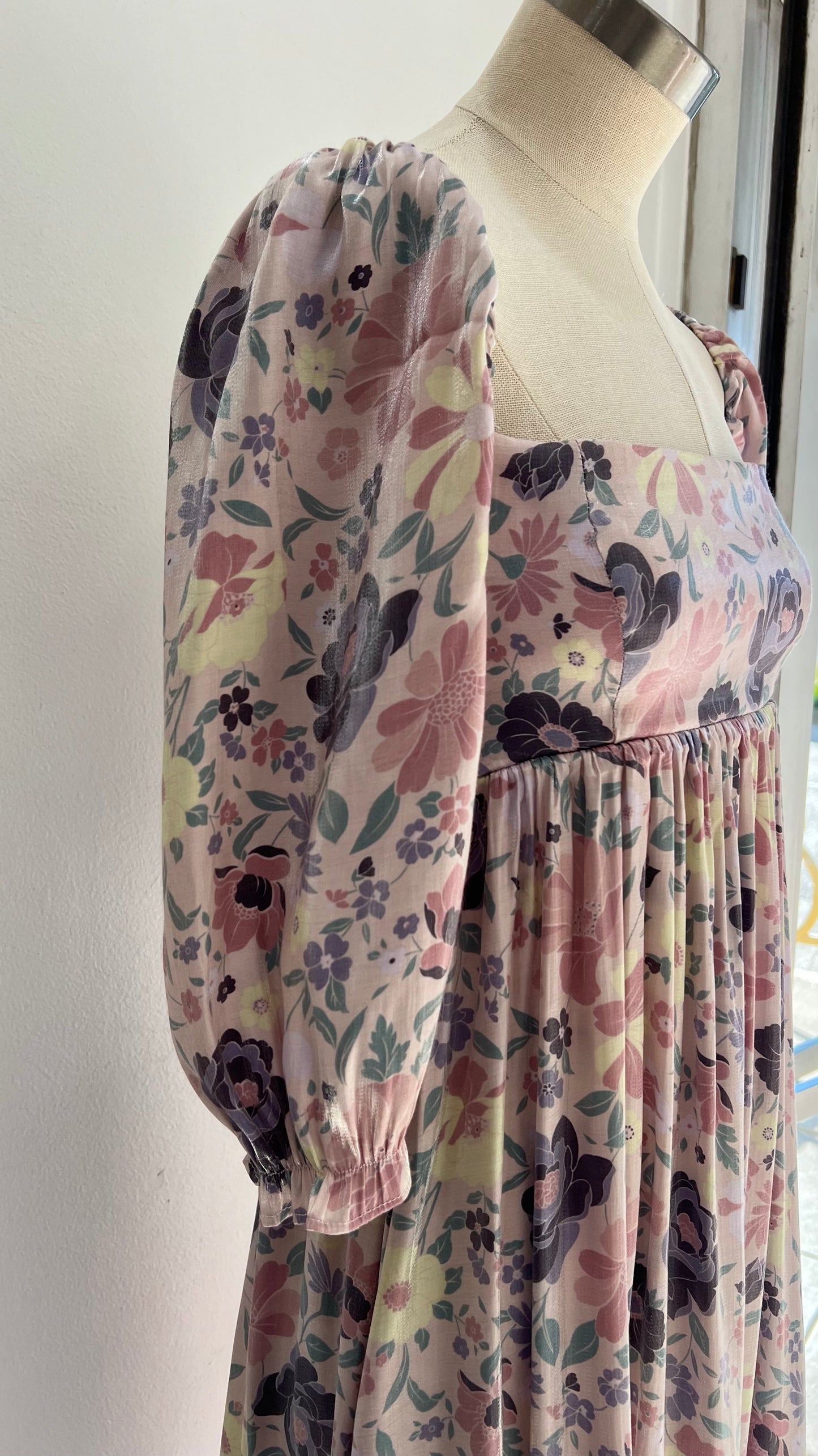 Lavender floral Midi