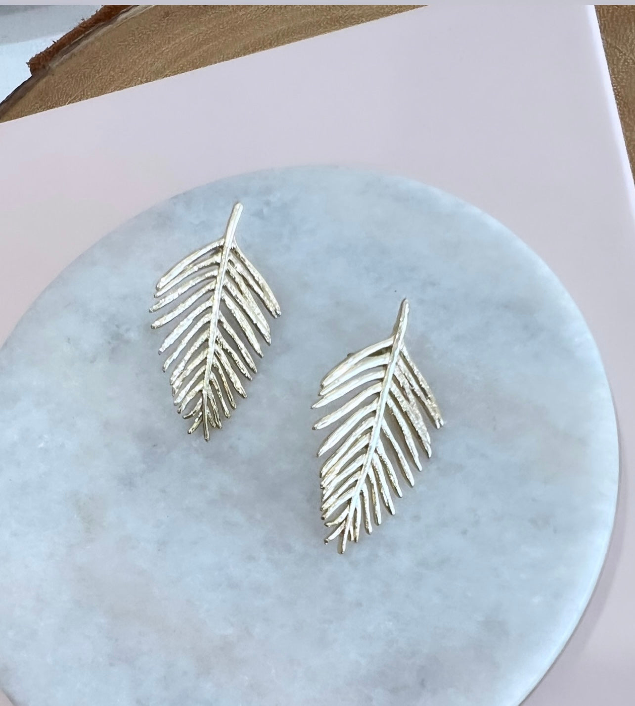 Gold Leaf Earrings