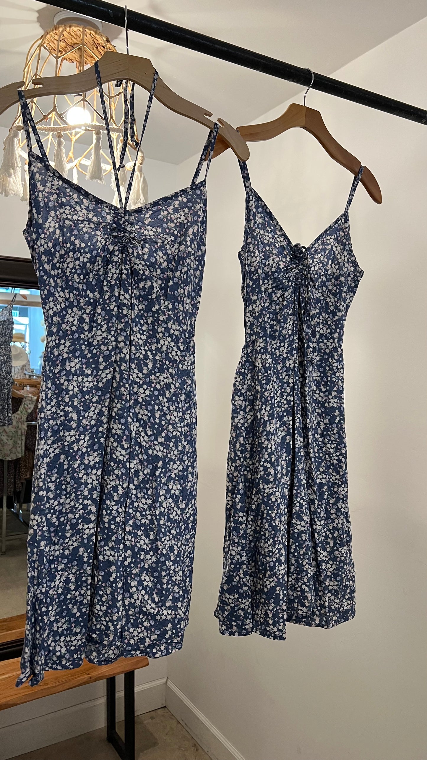 Summer's Blue Floral Dress