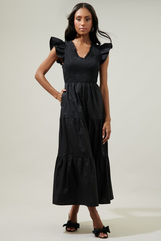 white christmas dresses Classic Elegance Midi Dress Xs