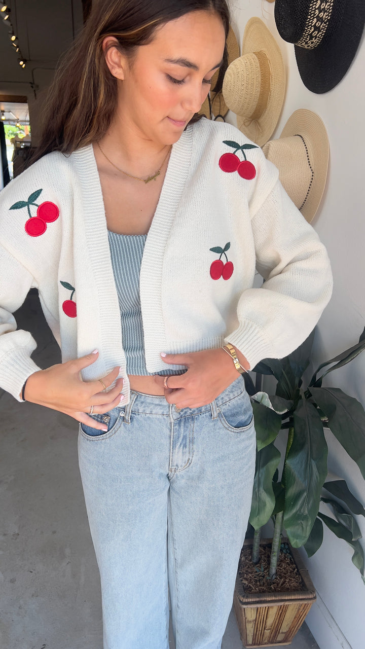 Cherry On Top Cardigan