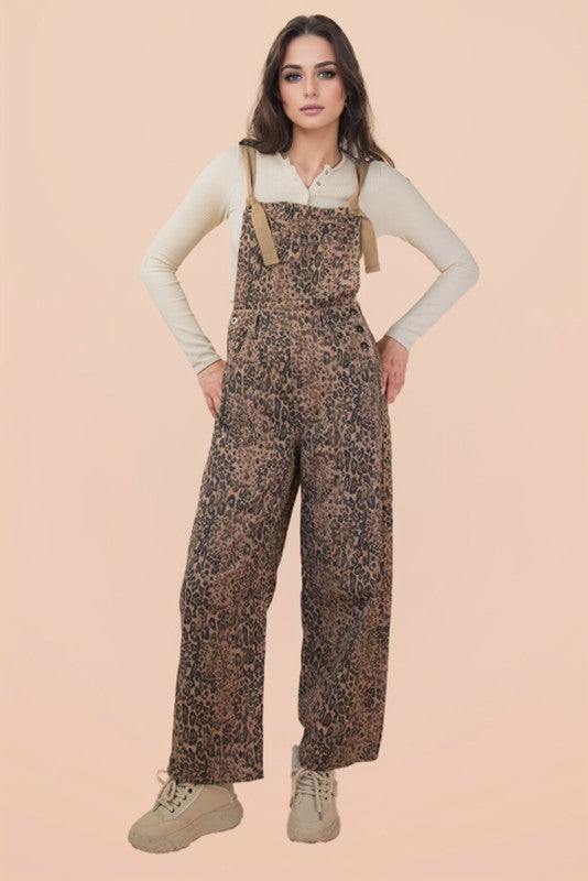 Leopard Overalls