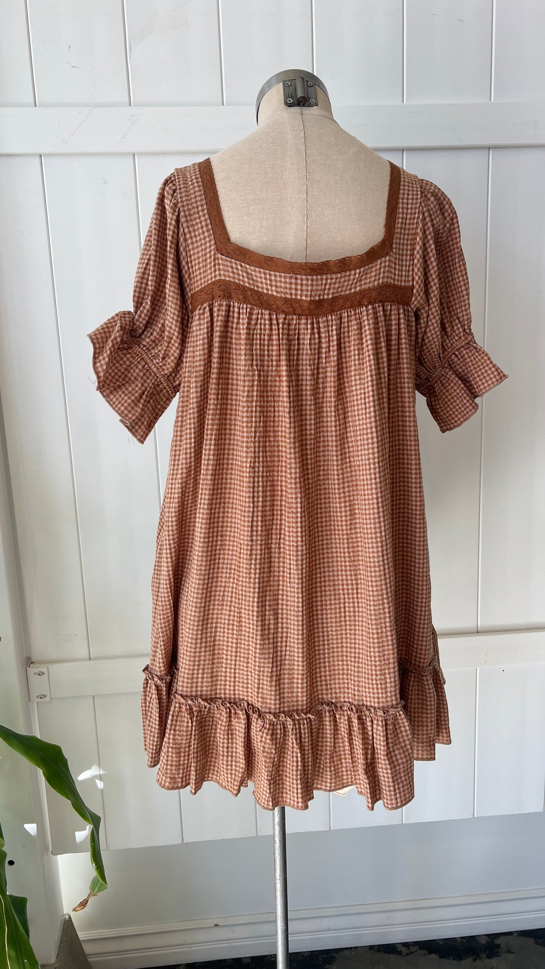Pumpkin Spice Gingham