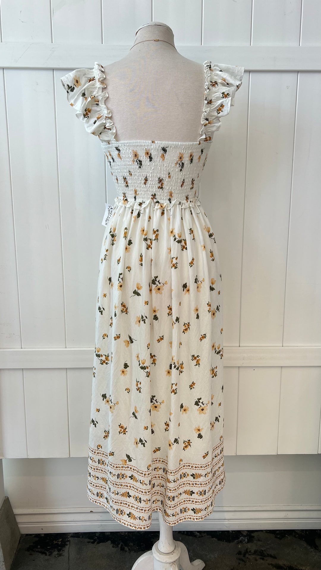 Marigold Floral Maxi Dress