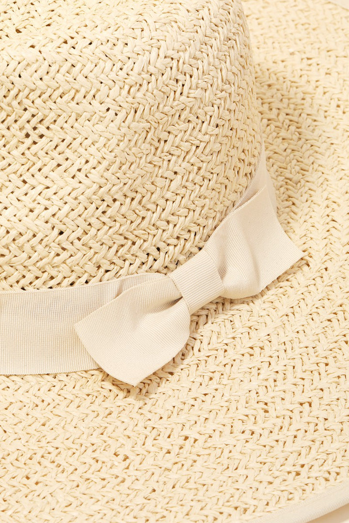 Straw Bow Hat
