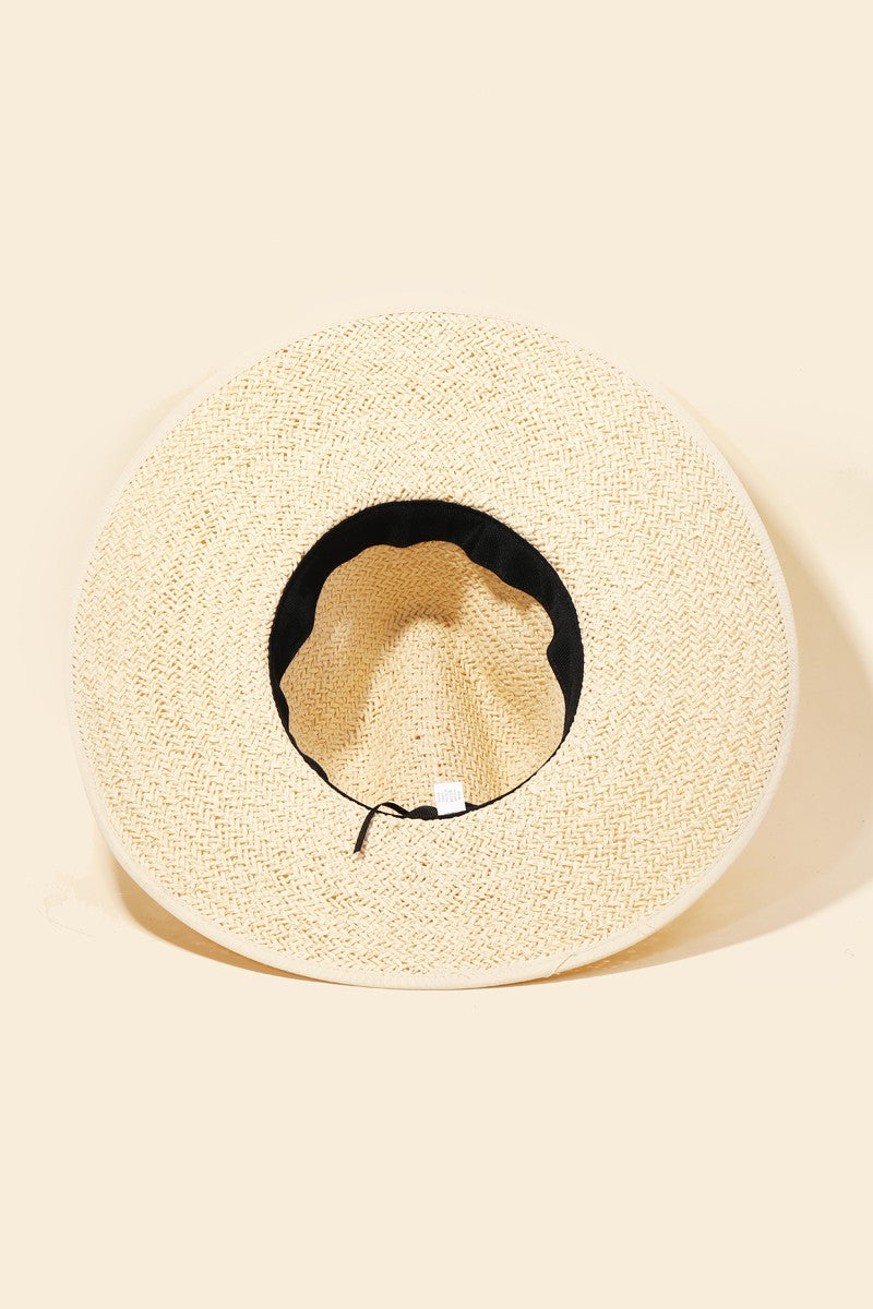 Straw Bow Hat