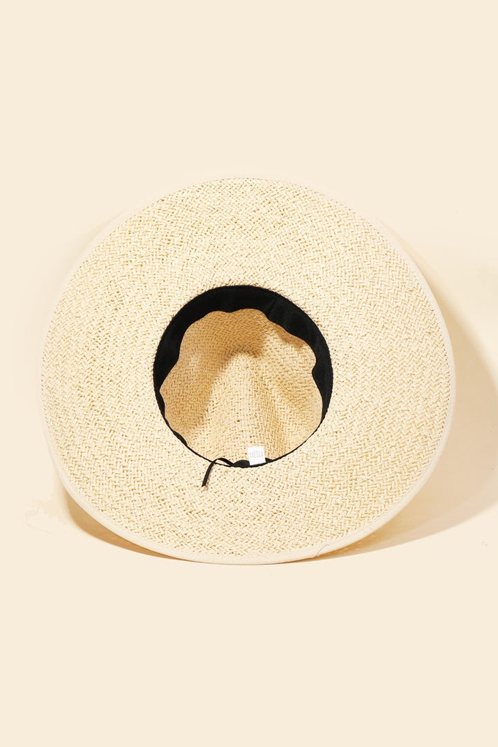 Straw Bow Hat