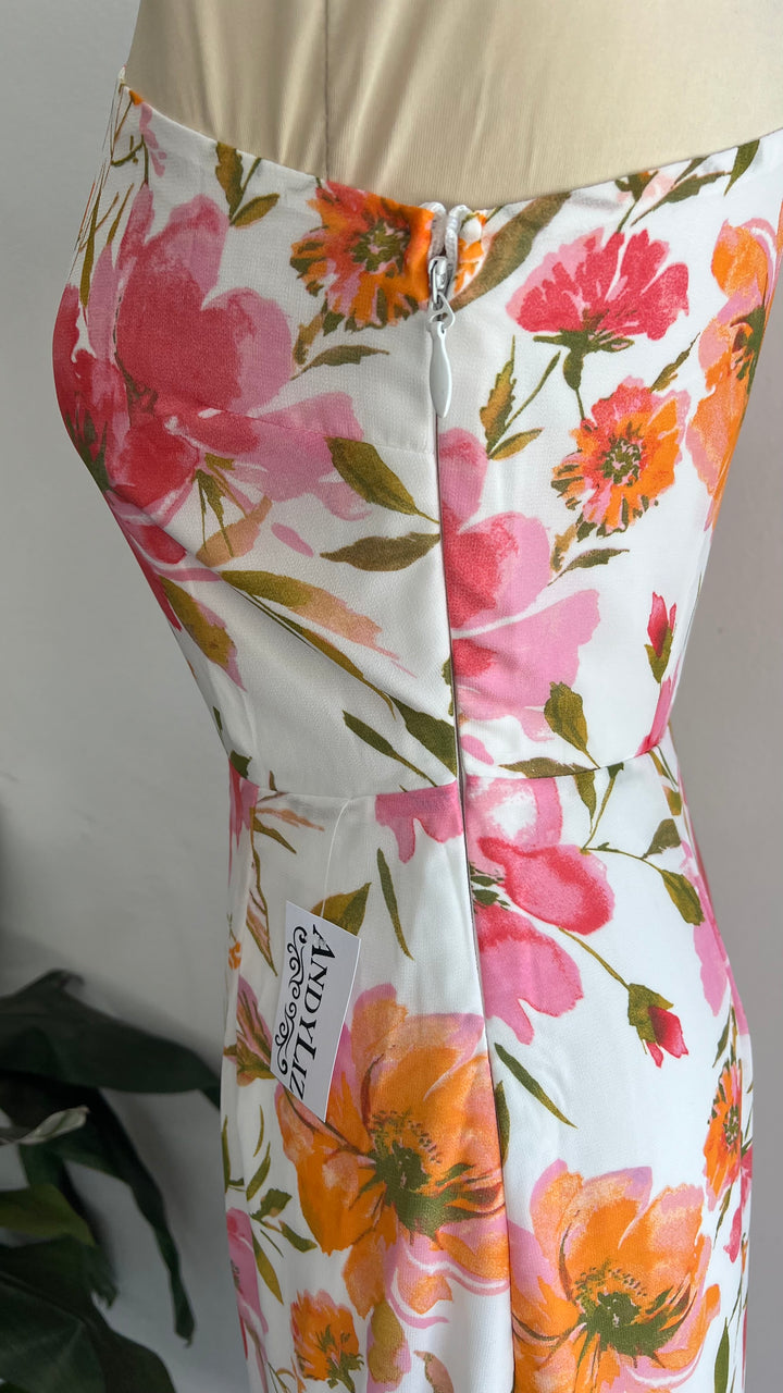 Floral One Shoulder Dress