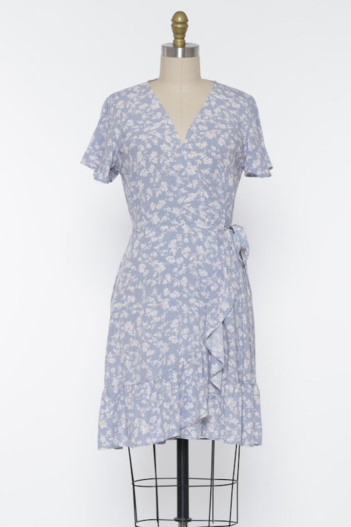 Bluey's Floral Wrap Dress