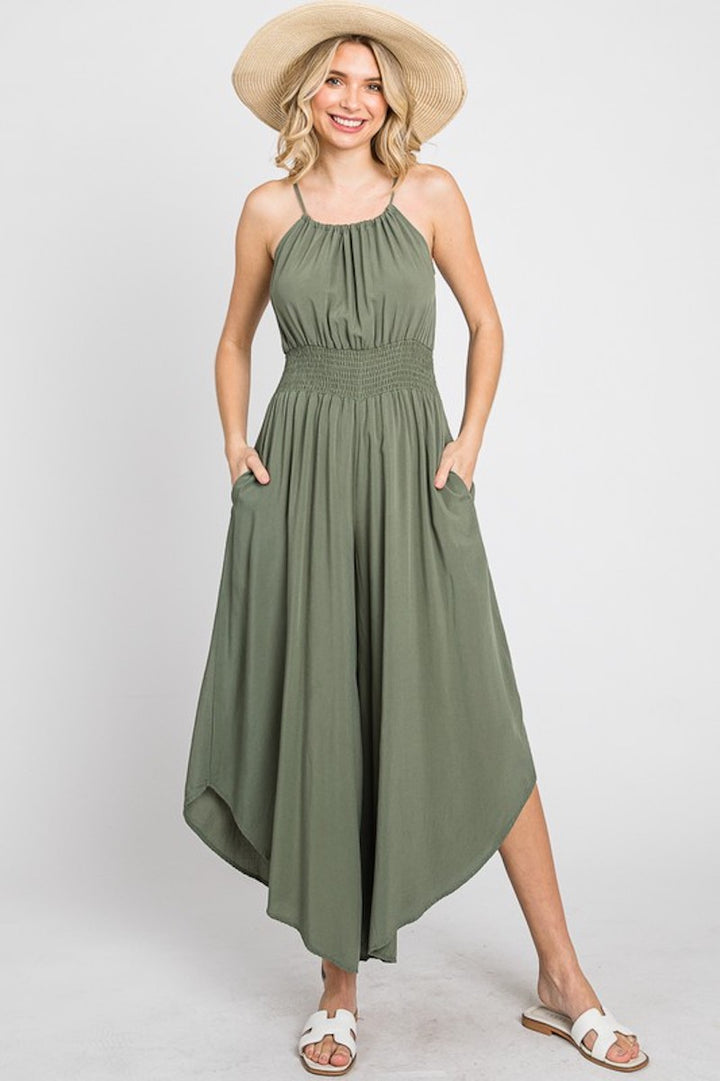 Sage high neck Jumpsuit