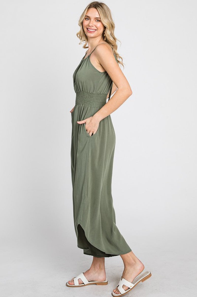 Sage high neck Jumpsuit