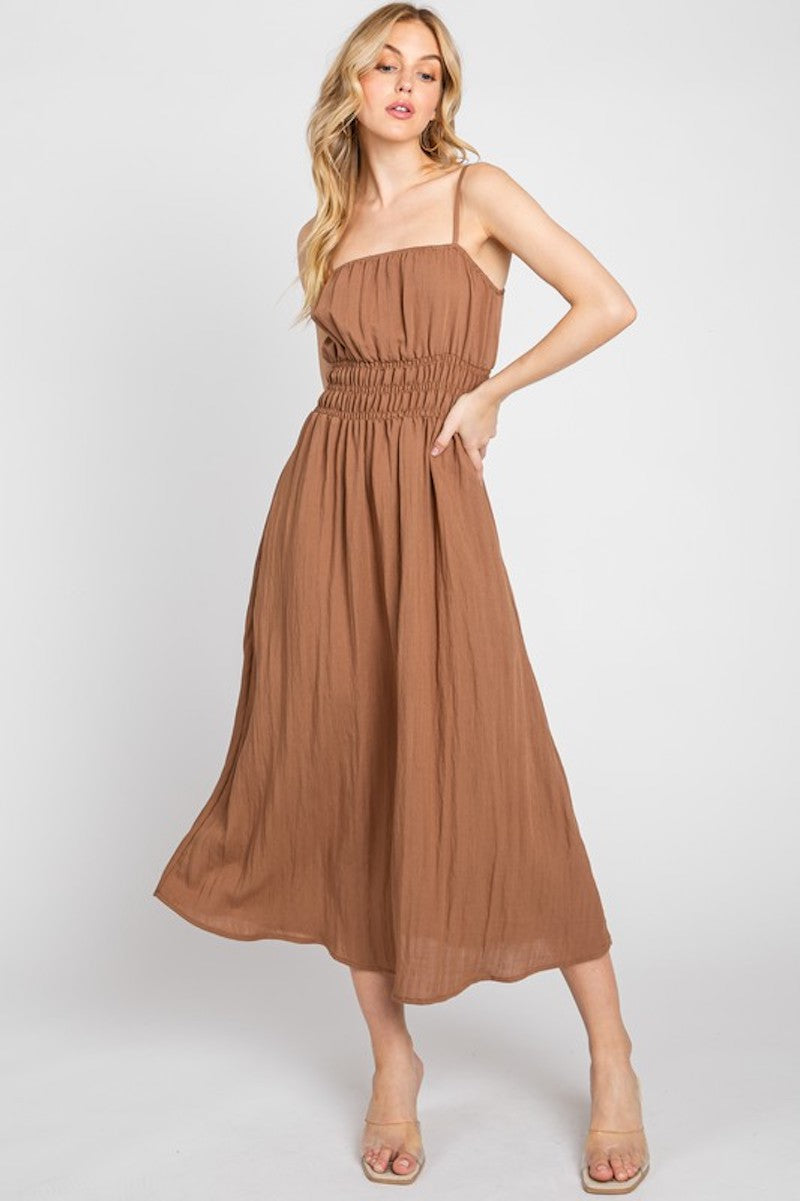 Amber's Brown Dress