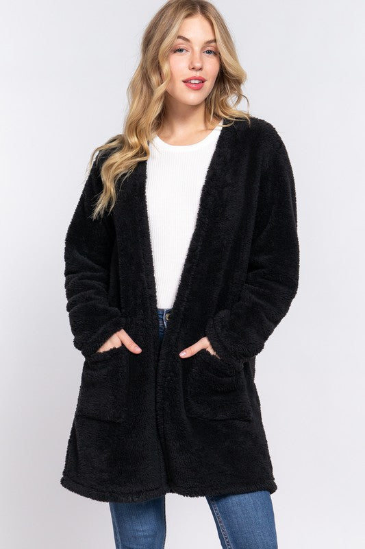 Soft Teddy Cardigan