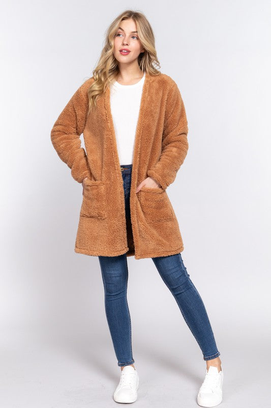 Soft Teddy Cardigan