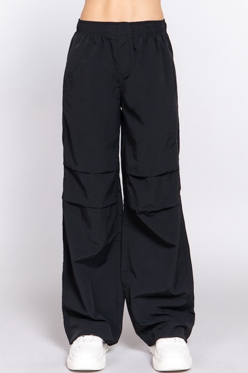 Black Parachute Pants