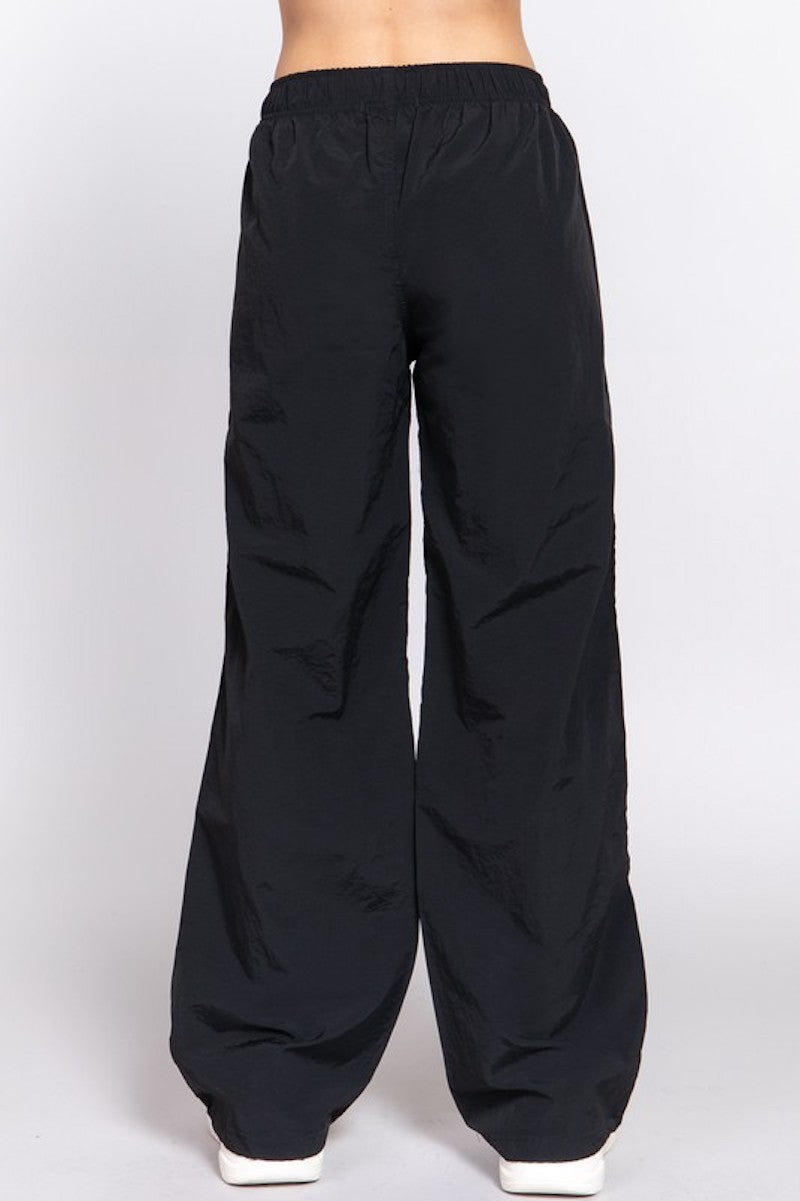 Black Parachute Pants