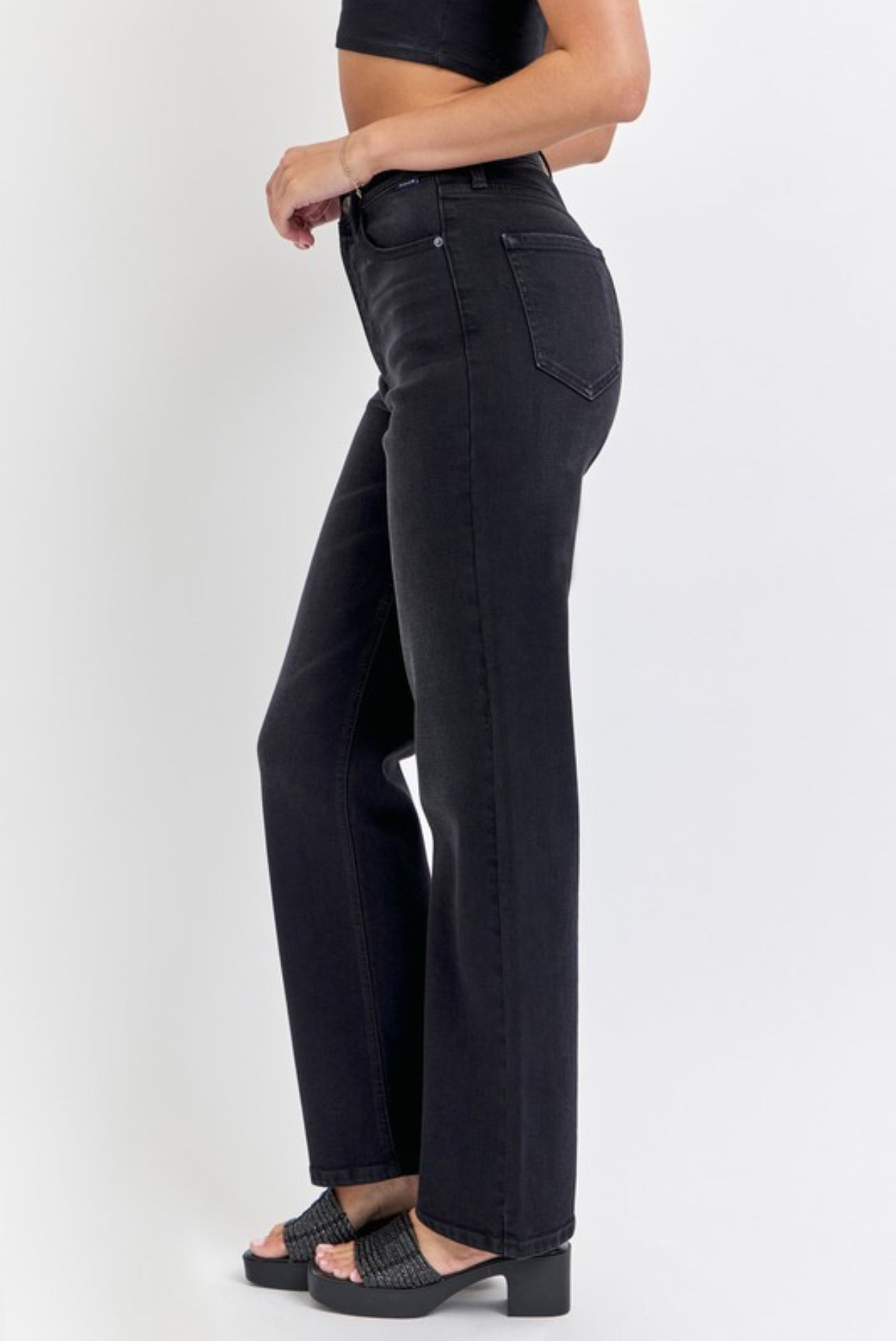 Kayla’s Black Denim Pants