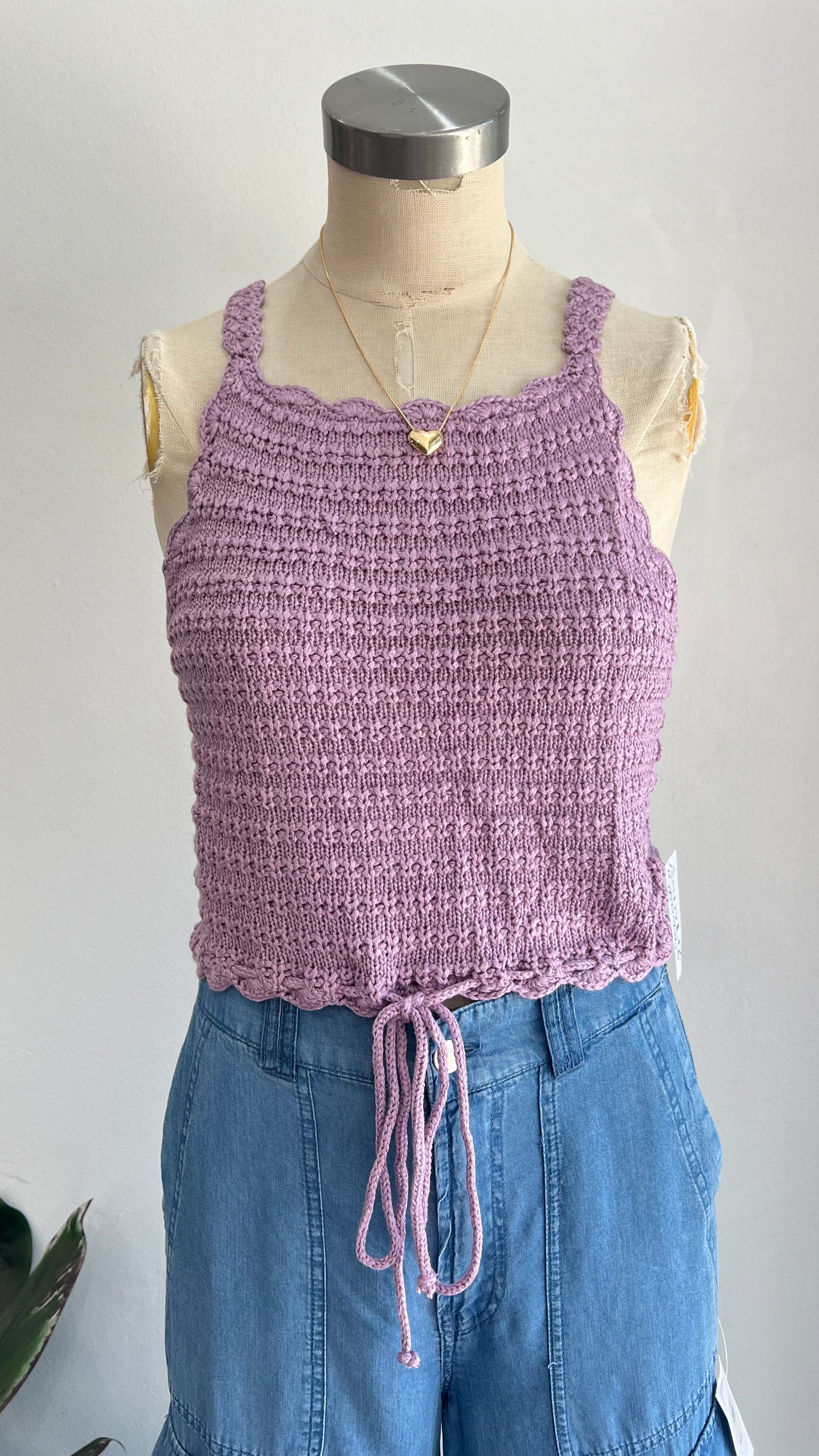 Darling Lavender Knit