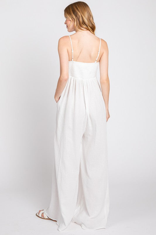 White Knot Jumpsuit