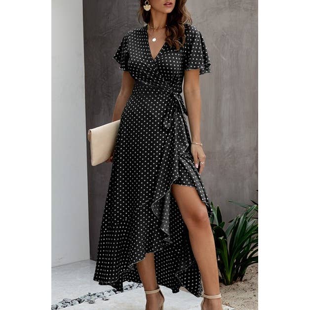 V Neck Empire Waist Dress